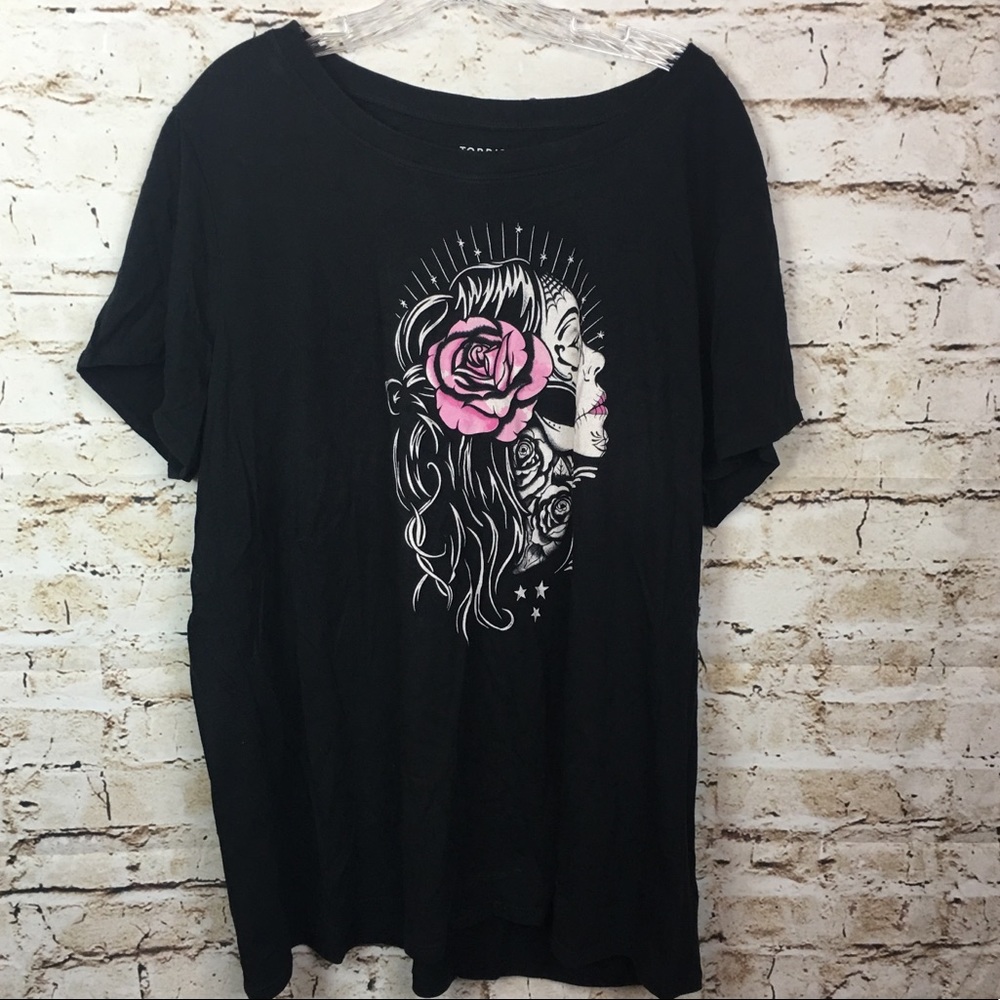 ❌SOLD❌Torrid Day Of The Dead Lady Shirt